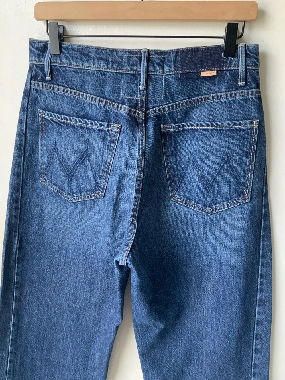 MOTHER SUPERIOR Jeans Half-Pipe Ankle Did You Bring Me Anything Blue Size 28 - Picture 5 of 13